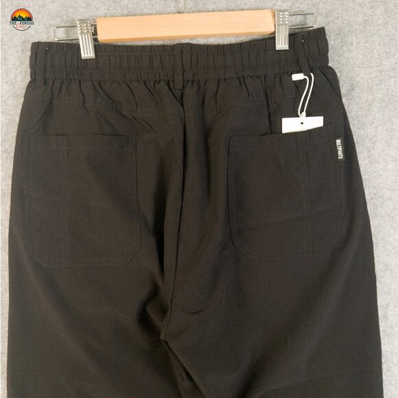 NWT Multipants Cropped Pants Black Scrubs Drawstring Waist Women's Size XL - Picture 4 of 12